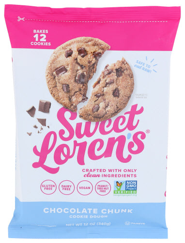 SWEET LORENS DOUGH CHOC CHUNK - 12 OZ