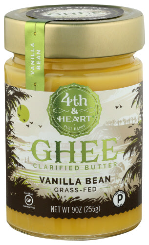 4Th Heart 
Ghee Vanilla Bean, 9 OZ.