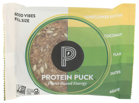 Protein Puck Bar Good Vibes Sunflower, 3.25 OZ.