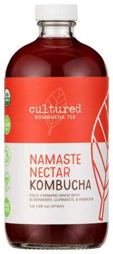 CULTURED KOMBUCHA CO TEA KOMBUCHA NECTAR NMAS - 16 FO