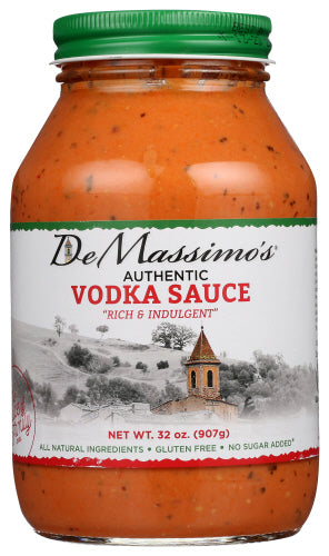 De Massimos 
Sauce Vodka Authentic, 32 OZ