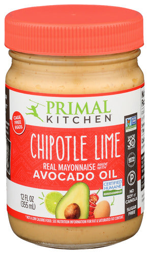 Primal Kitchen Mayo Chipotle Lime, 12 OZ.
