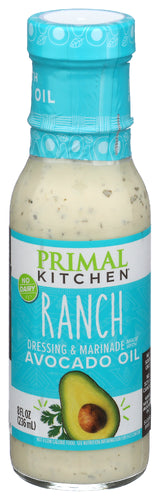 Primal Kitchen Drssng Ranch Avocado Oil, 8 OZ.