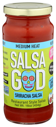 Salsa God Salsa Sriracha, 16 OZ.