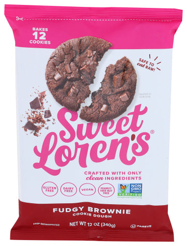 SWEET LORENS DOUGH FUDGY BRWNIE - 12 OZ