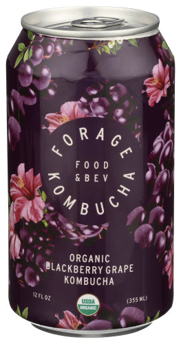 FORAGE KOMBUCHA KOMBUCHA BLACKBERRY GRAPE - 12 FO