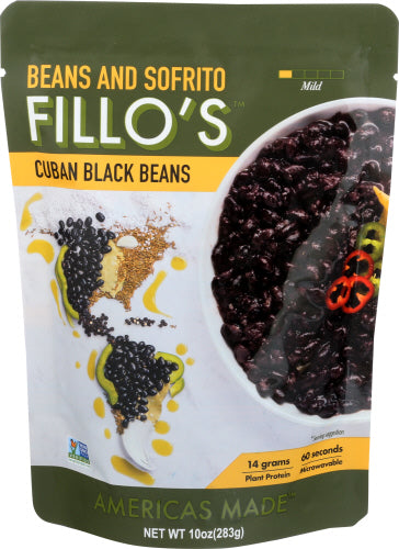 FILLOS BEANS BLACK CUBAN - 10 OZ