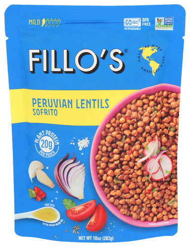 FILLOS BEANS LENTIL PERUVIAN SOF - 10 OZ