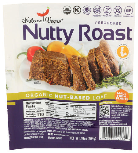 Nutcase Vegan Nutty Roast Organic Veg, 16 OZ.
