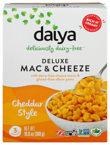 Daiya 
Mac & Chs Cheddr Deluxe, 10.6 OZ.