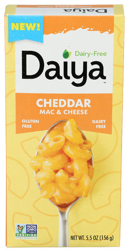 Daiya 
Mac N Cheese Pwdr Cheddr, 5.5 OZ.