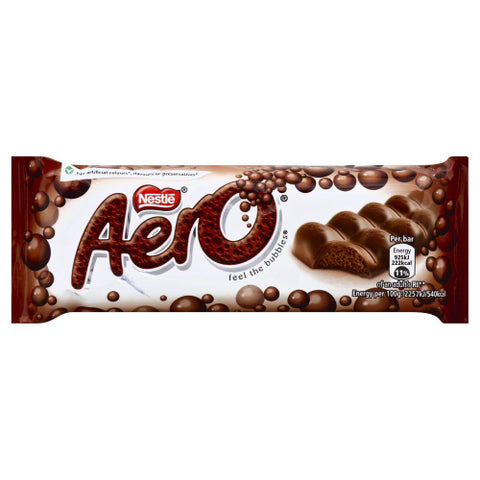 Nestle Choc Bar Aero Milk, 1.26 OZ.