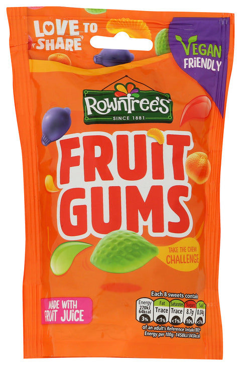 Nestle Candy Fruit Gums Pouch, 5.3 OZ.