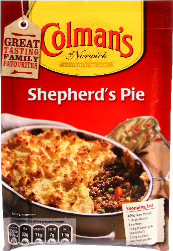 Colemans 
Mix Ssnng Shepperds Pie, 1.75 OZ.