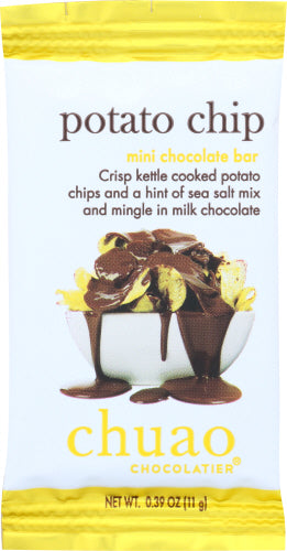 Chuao Chocolatier 
Bar Choc Potato Chip Mni, 0.39 OZ.