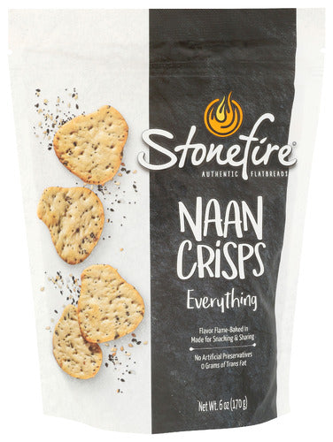 STONEFIRE CRISPS NAAN EVERYTHING - 6 OZ