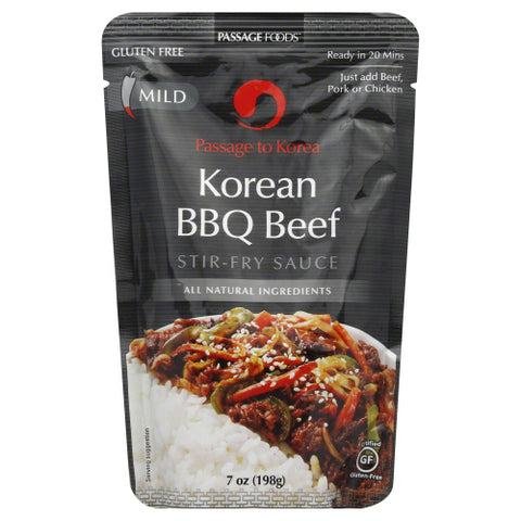 Passage Foods Sauce Strfry Korea Bbq Be, 7 OZ.
