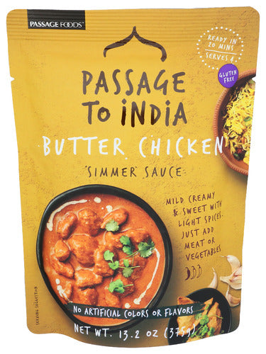 Passage Foods Sauce Butter Chicken, 13.2 OZ.