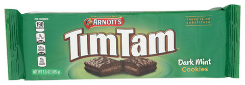 Arnotts 
Cookies Timtam Dark Mint, 5.8 OZ.