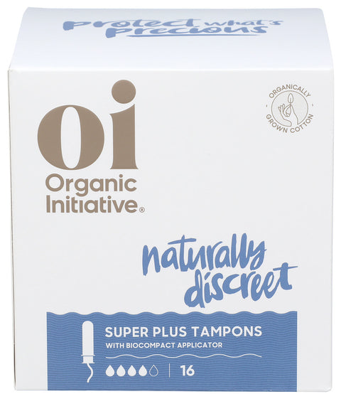 Oi Tampons Cotton Super Pls, 16 PC