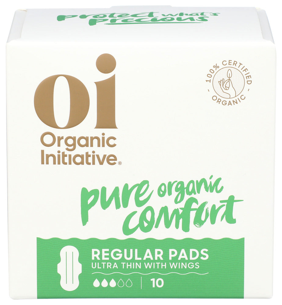 Oi Pads Thin Regular, 10 PC