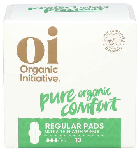 Oi Pads Thin Regular, 10 PC