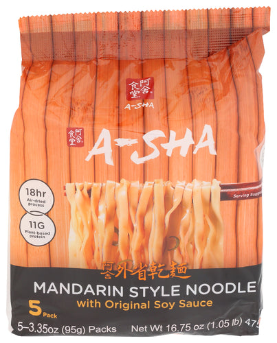 A-Sha 
Noodles Mndrn Orig Sauce, 16.75 OZ.