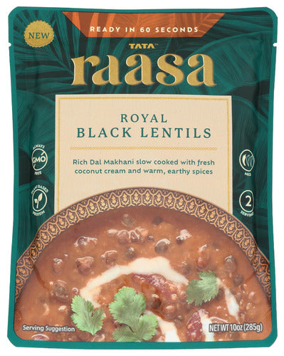 TATA RAASA LENTILS BLACK ROYAL - 10 OZ