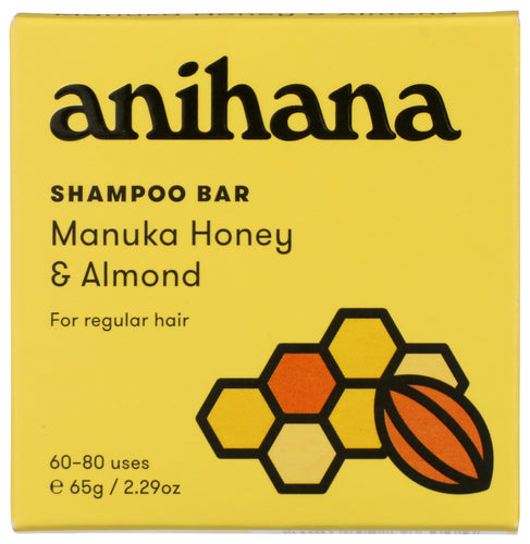 Anihana 
Bar Shampoo Honey Almond, 65 GM.