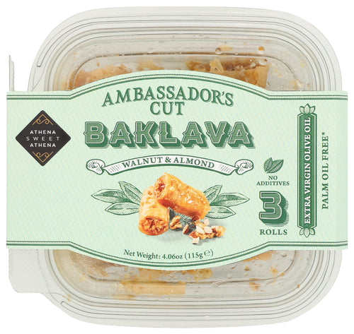 Athena Sweet 
Baklava Wlnt Almnd Ct Am, 4.05 OZ.