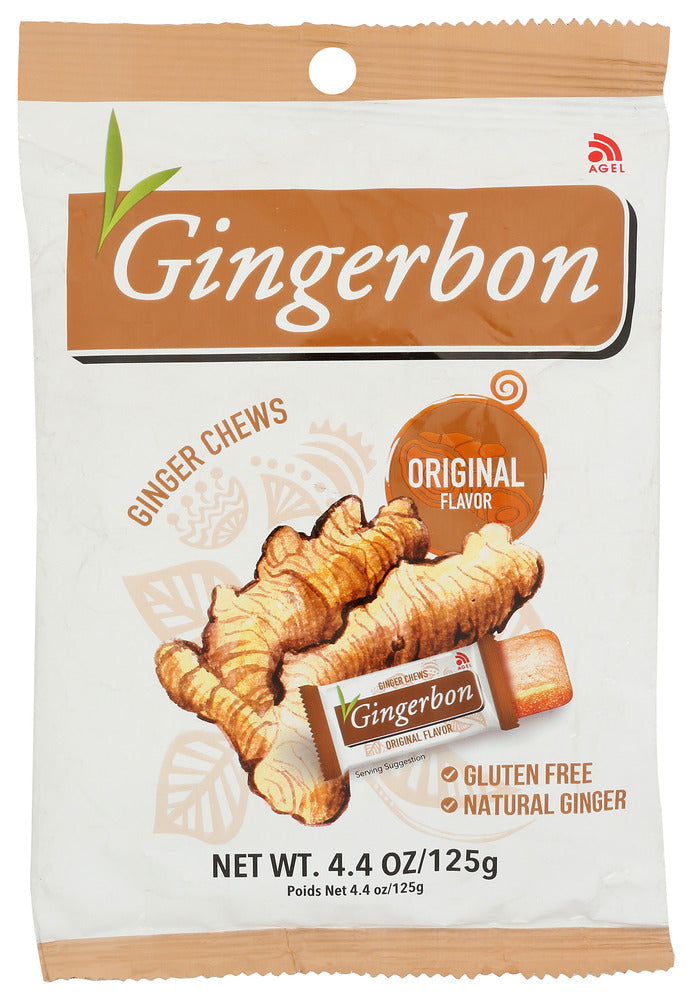 GINGERBON GINGER CHEWS ORIGINAL - 4.4 OZ