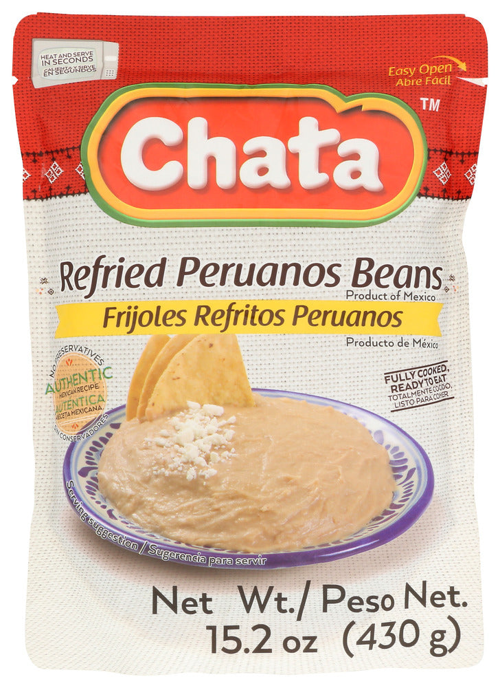 Chata 
Beans Myocba Refrd Pouch, 15.2 OZ.