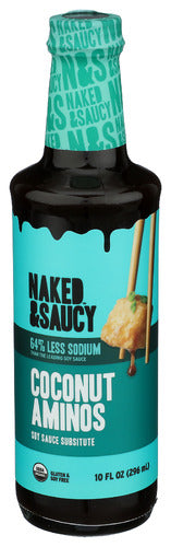 Naked And Saucy Coconut Aminos Original, 10 FO