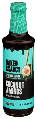 Naked And Saucy Coconut Aminos Less Sgr, 10 FO.