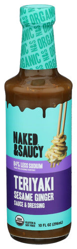 Naked And Saucy Sauce Teriyaki Ssme Gngr, 10 FO.