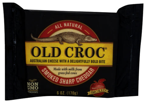 Old Croc Cheese Chnk Applewd Smkd, 6 OZ.