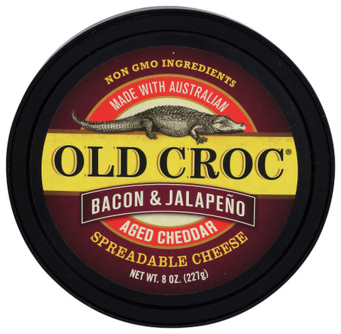 Old Croc Cheese Bacon Jal Spread, 8 OZ