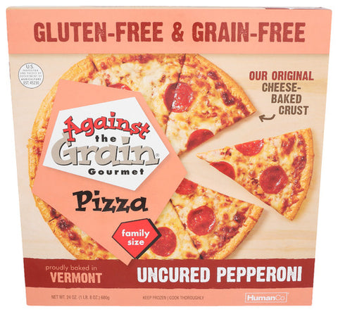 AGAINST THE GRAIN PIZZA PEPPERONI 12 IN - 24 OZ