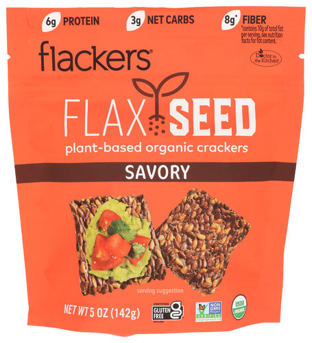 Doctor In The Kitchen 
Cracker Flxsd Savory Flackers, 5 OZ.