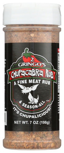 2 Gringos Chupacabra 
Seasoning Original Rub, 7 OZ