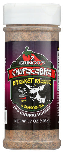 2 Gringos Chupacabra 
Seasoning Brisket Magic, 7 OZ.