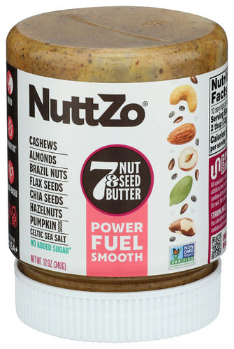 Nuttzo Power Fuel Smooth, 12 OZ