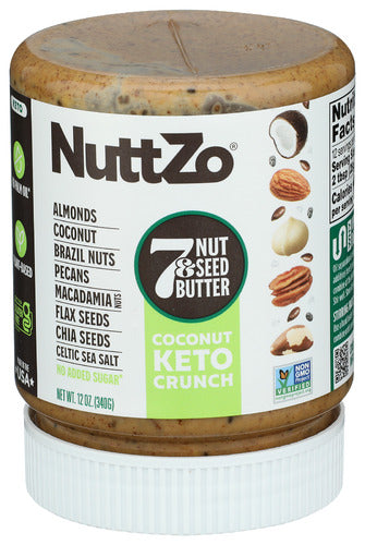 Nuttzo Butter Almnd Ccnt Crunch, 12 OZ