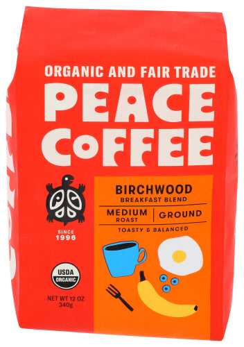 Peace Coffee Coffee Ground Birchwood, 12 OZ.