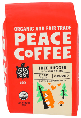 Peace Coffee Coffee Grnd Treehugger, 12 OZ