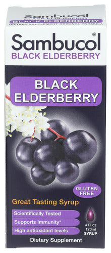 Sambucol Immune Spprt Blk Eldrbry Org S, 4 OZ.