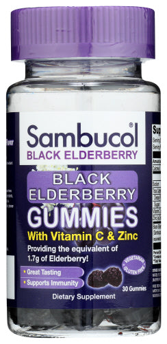 Sambucol Gummies Black Elderberry, 30 PC.