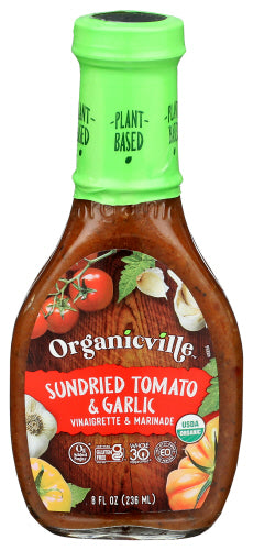 Organicville Drssng Vngrt Sundrd Tmo Grlc O, 8 OZ.