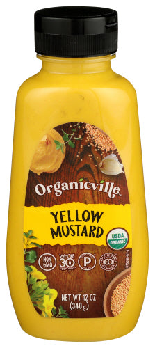 Organicville Mustard Yellow Org, 12 OZ.