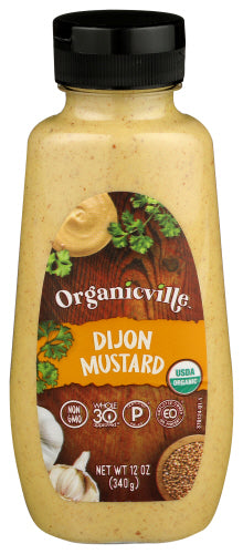 Organicville Mustard Dijon Org, 12 OZ.